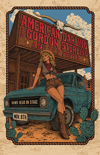 American Darling merchandise